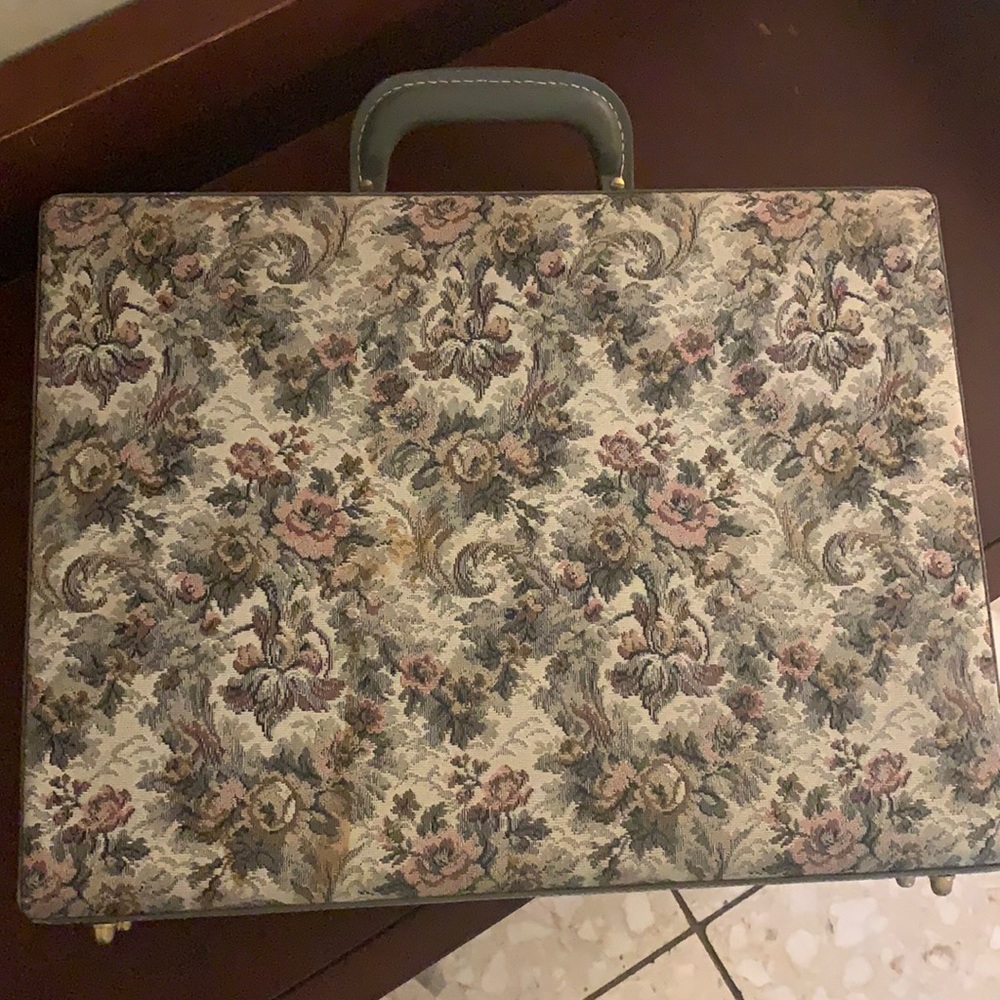 Vintage French briefcase